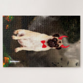 Puzzle Chien carlin en costume d'Halloween (Horizontal)