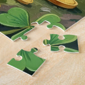 Puzzle Chien chanceux de la Saint-Patrick de Terre-Neuve (Côté)