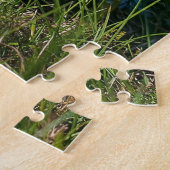 Puzzle Chien chiot maltais blanc mou (Côté)