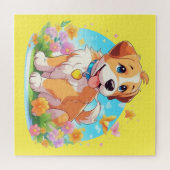 Puzzle Chien chiot mignon (Horizontal)