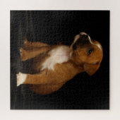 Puzzle Chien chiot mignon Français Staffordshire Bull Ter (Horizontal)