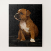 Puzzle Chien chiot mignon Français Staffordshire Bull Ter (Vertical)