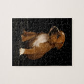 Puzzle Chien chiot mignon Français Staffordshire Bull Ter (Horizontal)