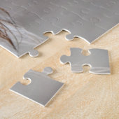 Puzzle Chien chiot Papillon amical (Côté)