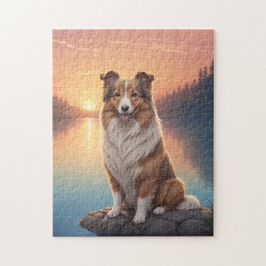 Puzzle chien colley (Vertical)