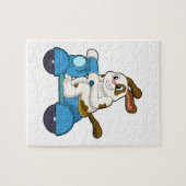 Puzzle Chien comme Biker avec Scooter.PNG (Horizontal)