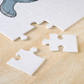 Puzzle Chien comme boîte avec gants de boxe (Côté)