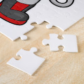 Puzzle Chien comme boîte avec gants de boxe (Côté)