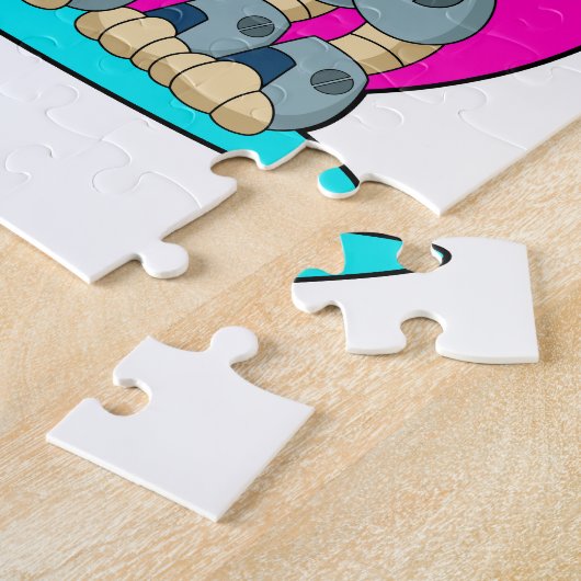 Puzzle Chien comme robot (Côté)