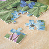 Puzzle Chien Dachshund avec ressort de fleurs (Côté)