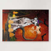 Puzzle Chien dalmate d'Halloween (Horizontal)