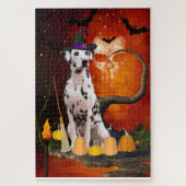 Puzzle Chien dalmate d'Halloween (Vertical)