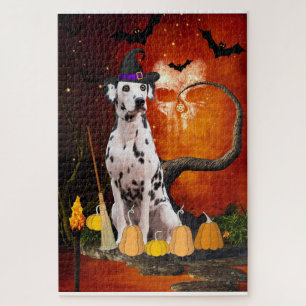 Puzzle Chien dalmate d'Halloween