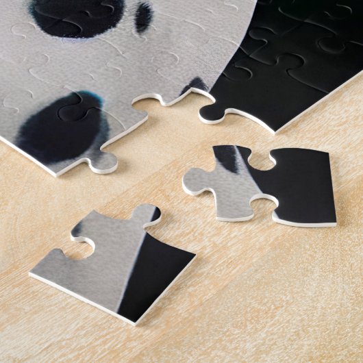 Puzzle Chien dalmate en tenue de la Saint Patrick (Côté)