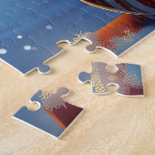 Puzzle Chien Dalmatien Noël Festif (Côté)