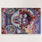 Puzzle Chien Dalmatien Saint-Valentin (Horizontal)