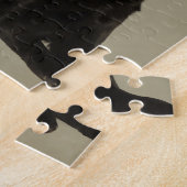 Puzzle Chien de berger allemand noir - GSD (Côté)