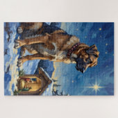 Puzzle Chien de berger anatolien gardant une scène de nat (Horizontal)