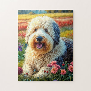 Puzzle Chien de berger anglais ancien