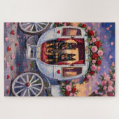 Puzzle Chien de berger belge Saint-Valentin (Horizontal)