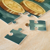 Puzzle Chien de berger des Shetland Saint-Patrick Chanceu (Côté)