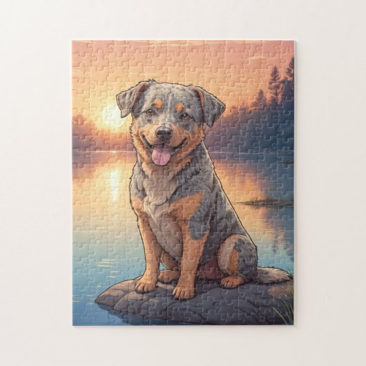 Puzzle chien de bétail australien (Vertical)