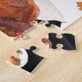 Puzzle Chien de boîte de Thanksgiving (Côté)