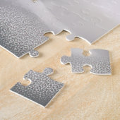 Puzzle Chien de boxe en Noël de neige (Côté)