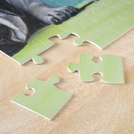 Puzzle Chien de carlin (Côté)