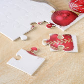 Puzzle chien de carlin de Noël (Côté)