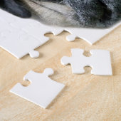 Puzzle chien de carlin de Noël (Côté)