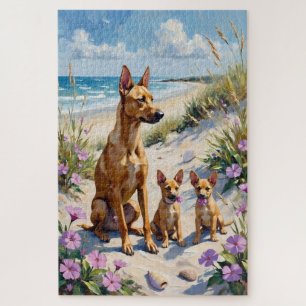 Puzzle Chien de Caroline Art du Dune Côtière