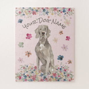 Puzzle Chien de chasse Weimaraner grand format