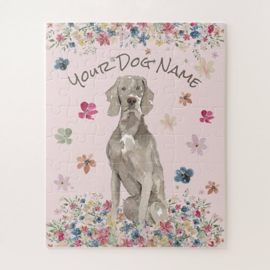 Puzzle Chien de chasse Weimaraner grand format (Vertical)