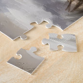 Puzzle Chien de Chesapeake à Noël de neige (Côté)