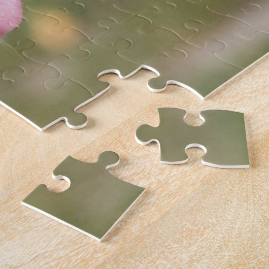 Puzzle Chien de chiot blanc et de chien de boxe (Côté)