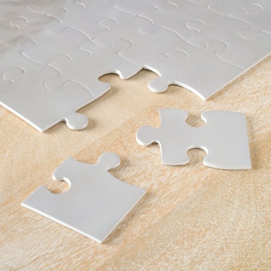 Puzzle Chien de chiot maltais blanc et farci dans un chap (Côté)