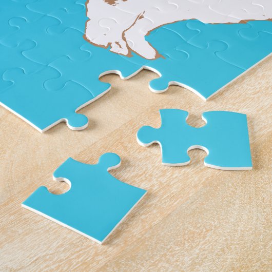 Puzzle Chien de corgi (Côté)