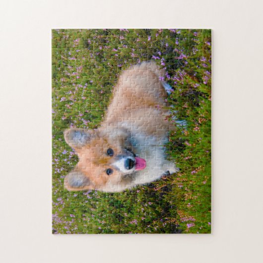 Puzzle Chien de Corgi. (Vertical)