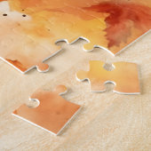 Puzzle Chien de Corgi mou/Automne/Automne/Automne (Côté)