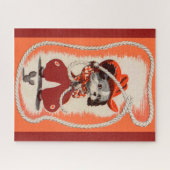 Puzzle chien de cowboy (Horizontal)