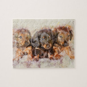 Puzzle Chien de Dachshund Wiener