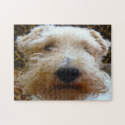 Puzzle Chien de Fox Terrier. (Horizontal)