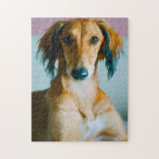 Puzzle Chien de Hound persan. (Vertical)