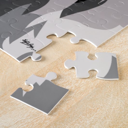 Puzzle Chien de Keeshond (Côté)