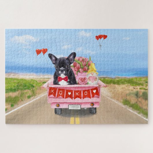 Puzzle Chien de la Saint-Valentin (Horizontal)