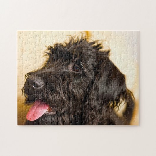 Puzzle Chien de Labradoodle. (Horizontal)