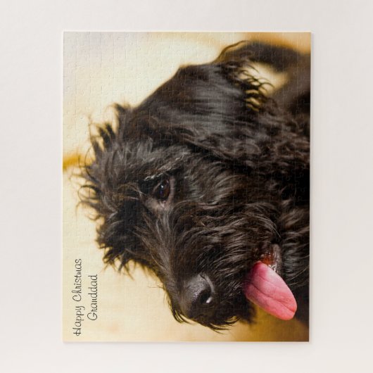 Puzzle Chien de Labradoodle. (Vertical)