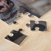 Puzzle Chien de l'Alaska Huskey. (Côté)