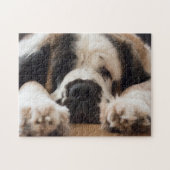 Puzzle Chien de Lazy Saint Bernard (Horizontal)